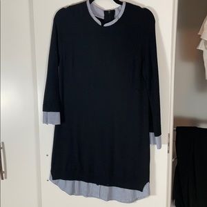 Joie short sweater shirt dress
